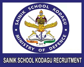 Sainik School Kodagu Recruitment