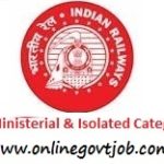 RRB Ministerial and Isolated Category Recruitment